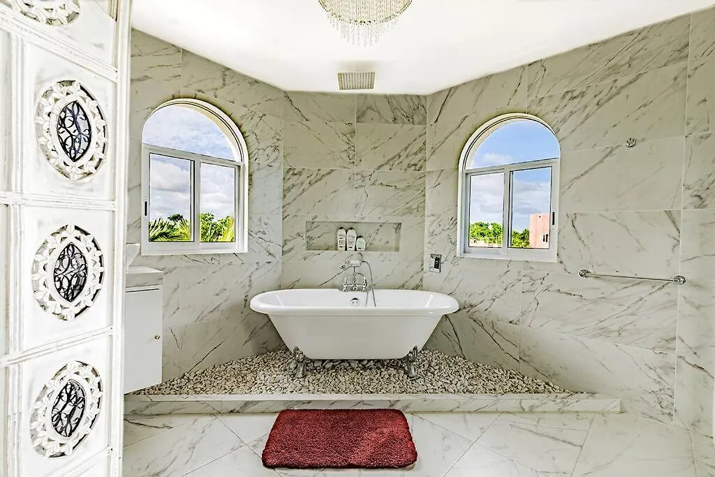 The Oasis Tulum Luxury Front Beach Villa 8 Rooms Tancah Mexico