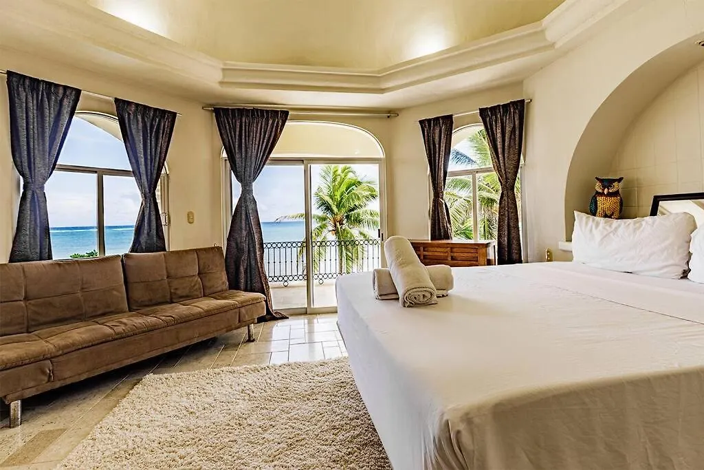 The Oasis Tulum Luxury Front Beach Villa 8 Rooms Tancah