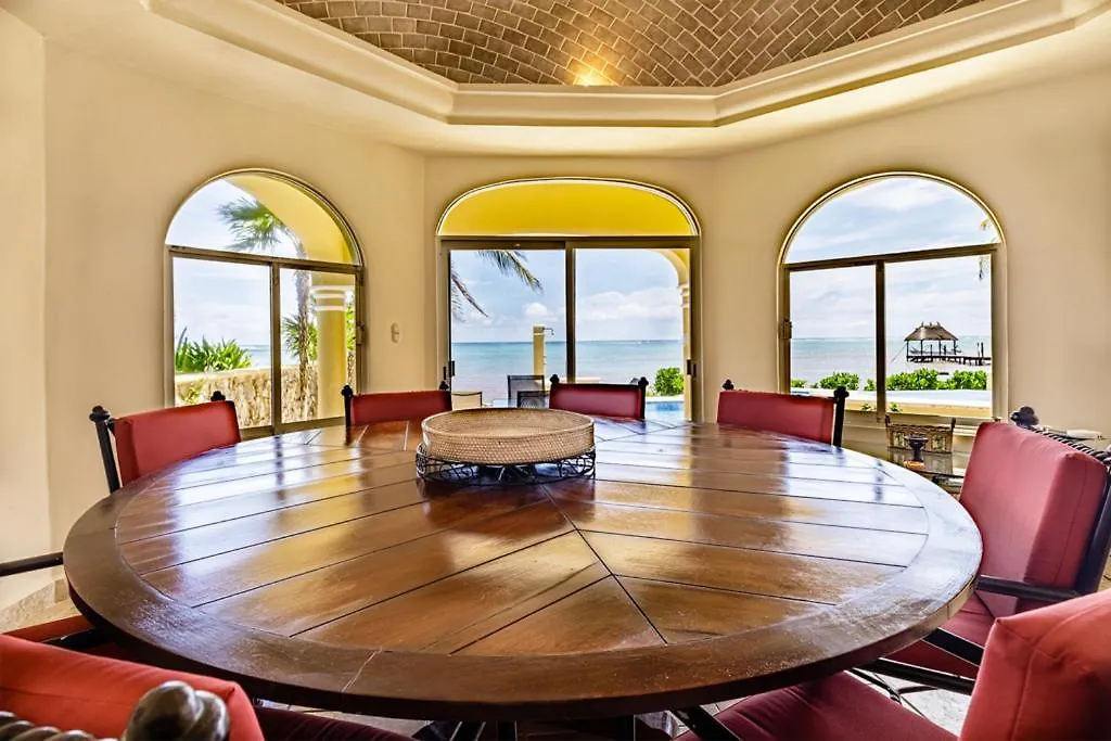 The Oasis Tulum Luxury Front Beach Villa 8 Rooms Tancah